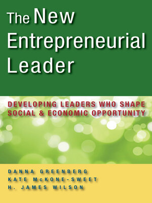 cover image of The New Entrepreneurial Leader